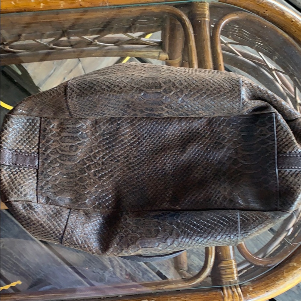 Michael Kors Brown python handbag - Picture 5 of 7